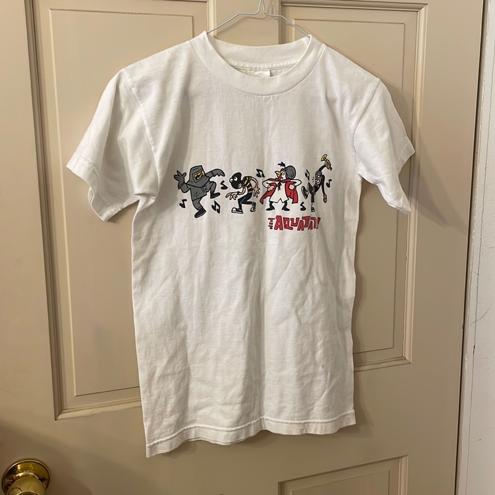 Vintage 1990s The Aquabats Ska Band Tee Shirt Top. Sz: S 3-4 P W: 30” USED!